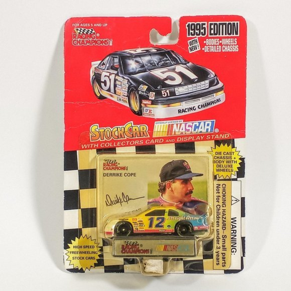 Derrike Cope #12 Diecast‎ 1/64 Car With Card 1995 NASCAR Racing Champions N49